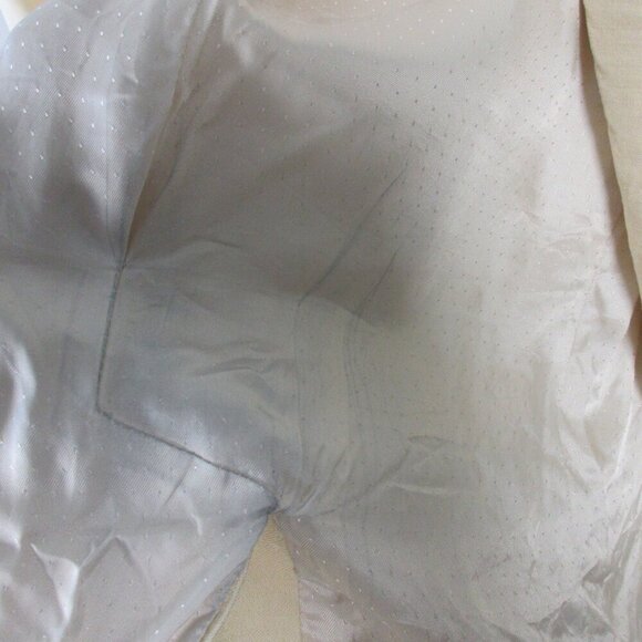 Sezane Christie Jacket Women Blazer 40 Butter Yellow Linen Career Preppy 766 - Picture 8 of 16